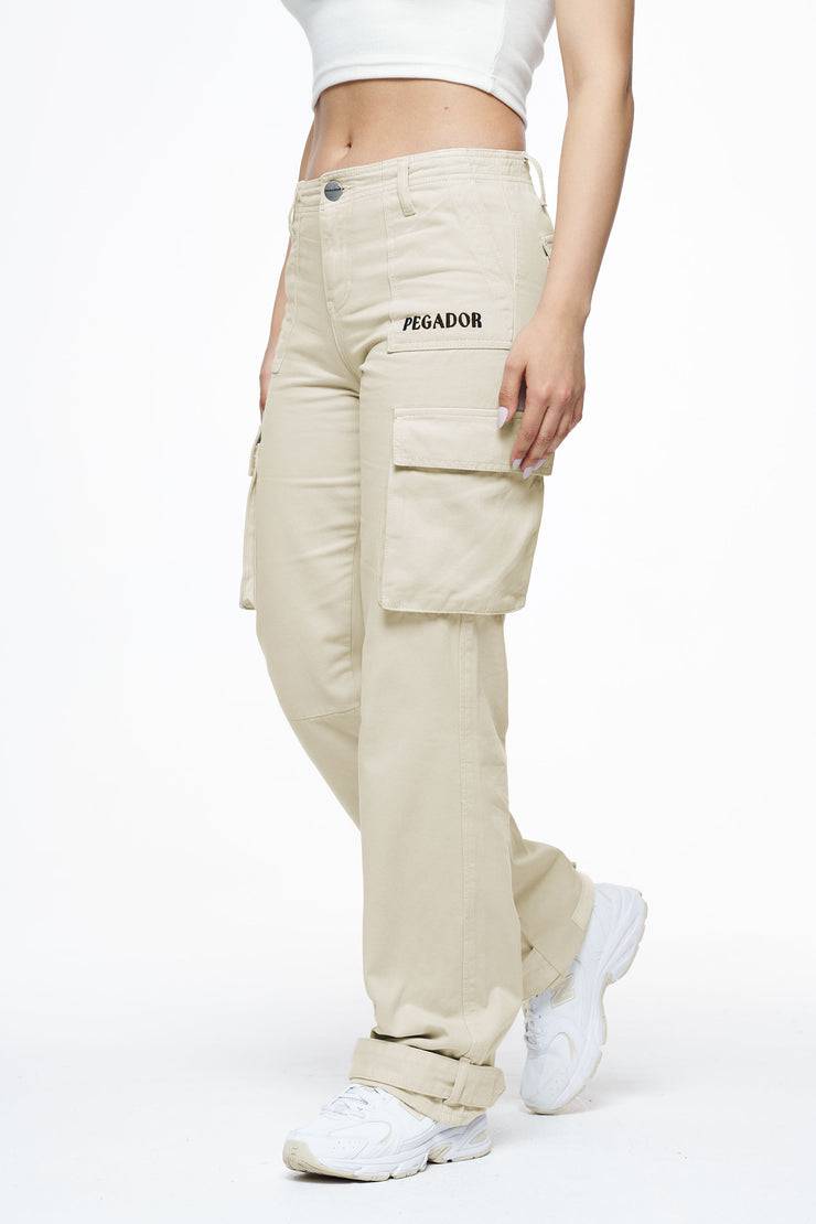 Pegador Arlia Wide Cargo Pants Espresso Zeitlich begrenztes Angebot