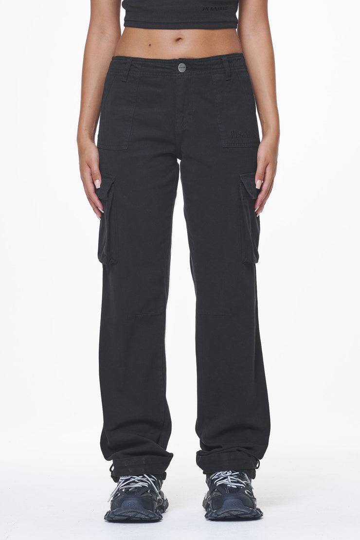 Pegador Arlia Wide Cargo Pants Black Exklusive Angebote