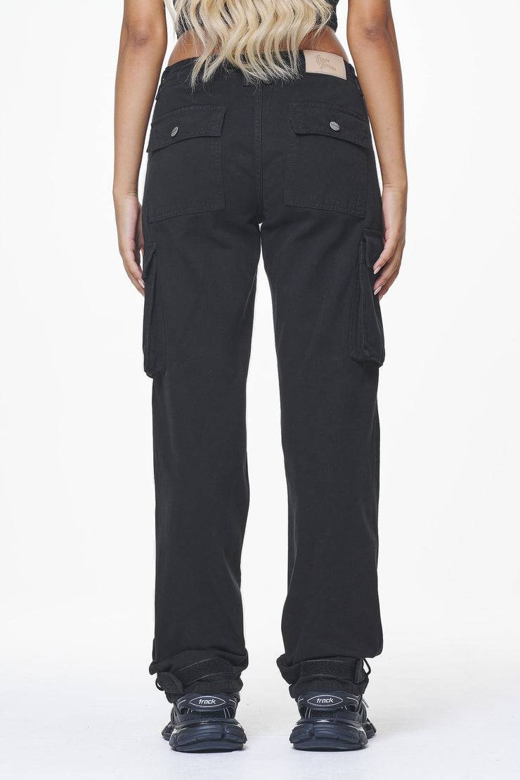 Pegador Arlia Wide Cargo Pants Black Exklusive Angebote
