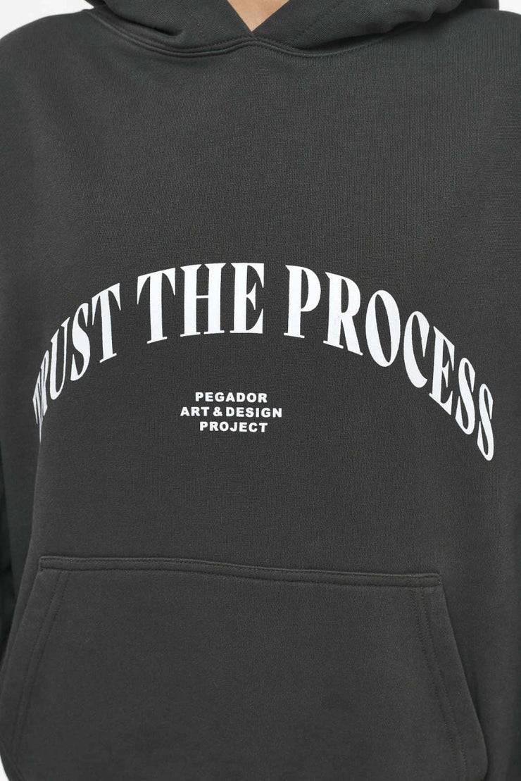 Pegador Topa Oversized Hoodie Vintage Washed Iron Grey Riesige Ersparnisse