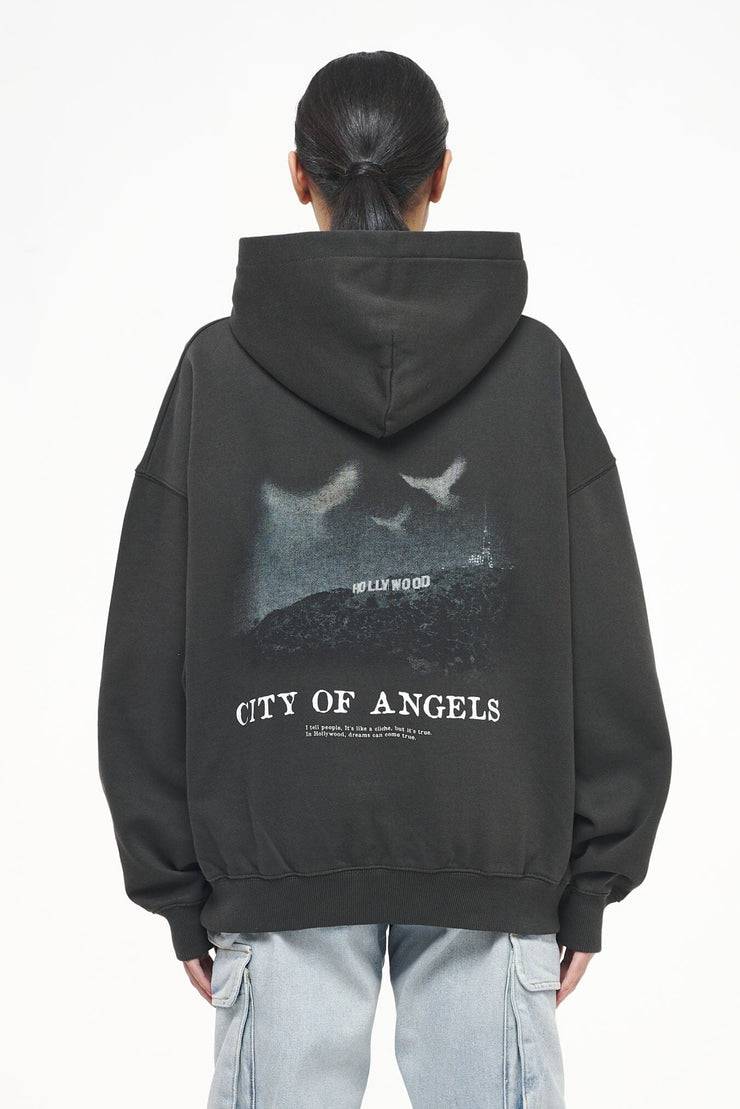 Pegador Angel Oversized Hoodie Vintage Washed Iron Grey Tiefpreis