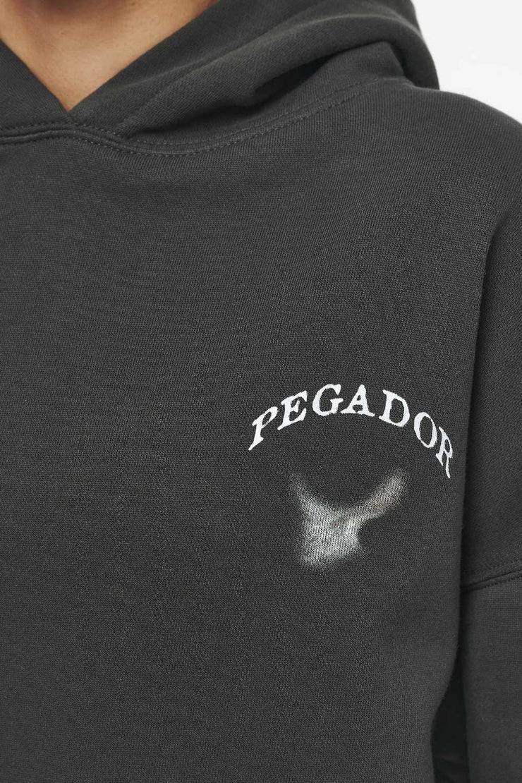 Pegador Angel Oversized Hoodie Vintage Washed Iron Grey Tiefpreis