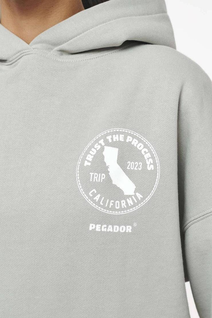 Pegador Jay Oversized Hoodie Vintage Washed Quiet Gray Super Sparpreis