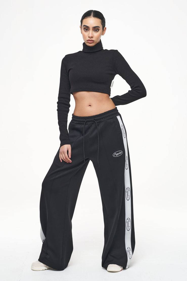 Pegador Zito Rib Cropped Turtleneck Longsleeve Black Begrenzte Freigabe