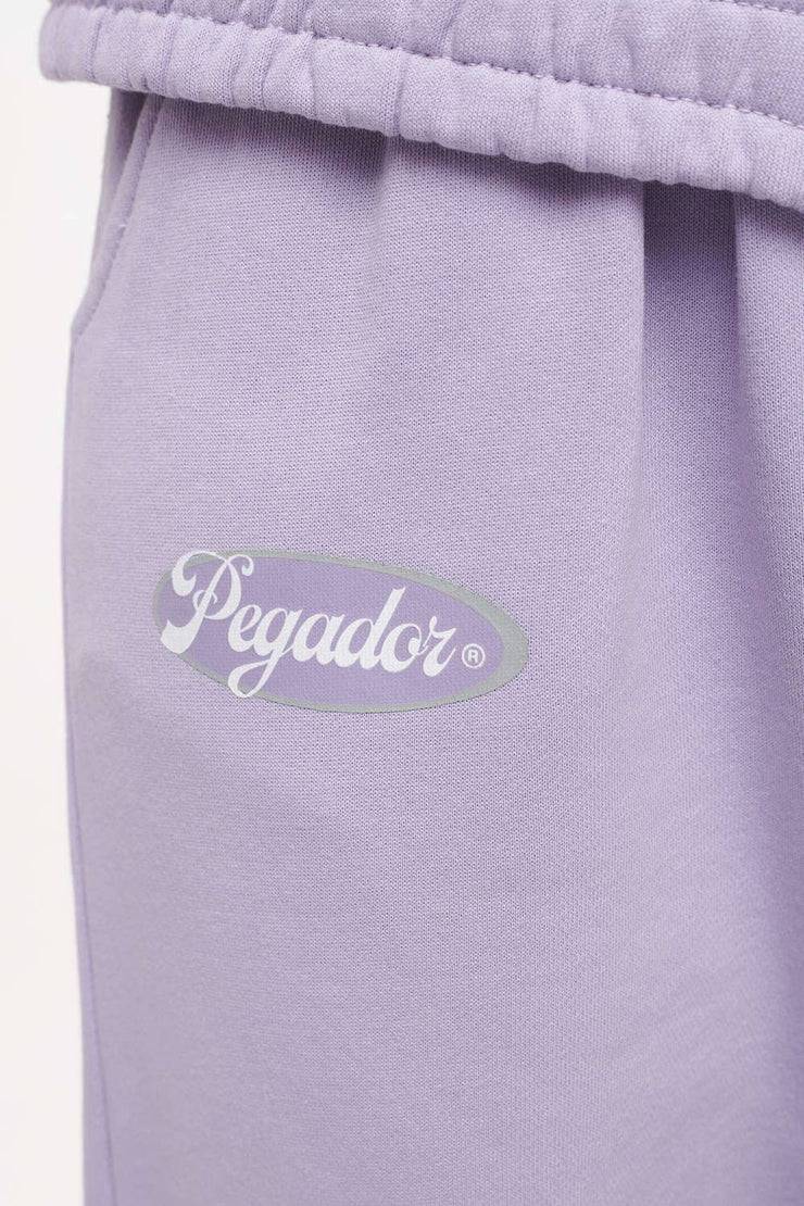 Pegador Olvera Straight Sweat Pants Vintage Washed Purple Paste Zeitbegrenzte Promotion