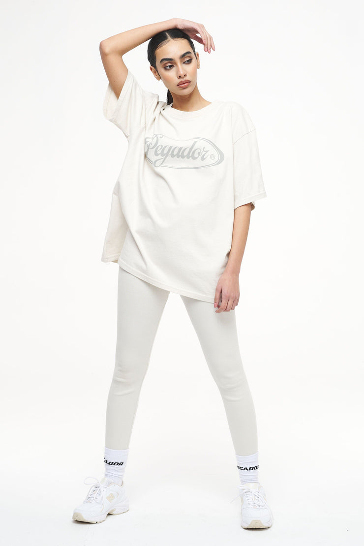 Pegador Jill Rib Leggings Vintage Washed Angels Cream Vierteljährliche Förderung