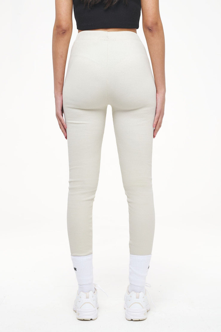 Pegador Jill Rib Leggings Vintage Washed Angels Cream Vierteljährliche Förderung