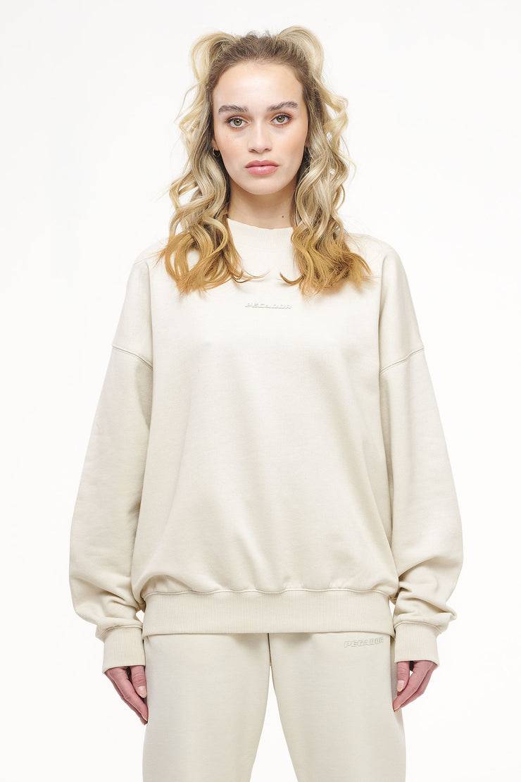 Pegador Bay Oversized Sweater Vintage Washed Angels Cream Gum Bis zu 55% Rabatt