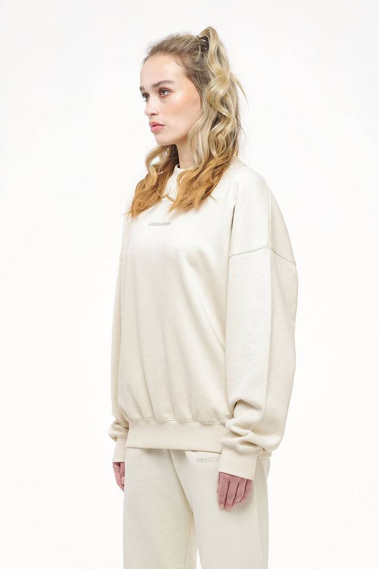Pegador Bay Oversized Sweater Vintage Washed Angels Cream Gum Bis zu 55% Rabatt