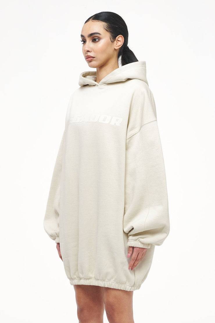 Pegador Lulea Oversized Hoodie Dress Vintage Washed Angels Cream Discount Store für neue Produkte