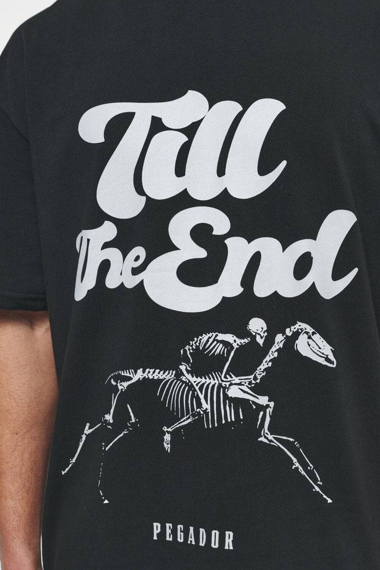 Pegador Dinmont Oversized Tee Vintage Washed Black Ink 50% Rabatt mit kostenlosem Versand