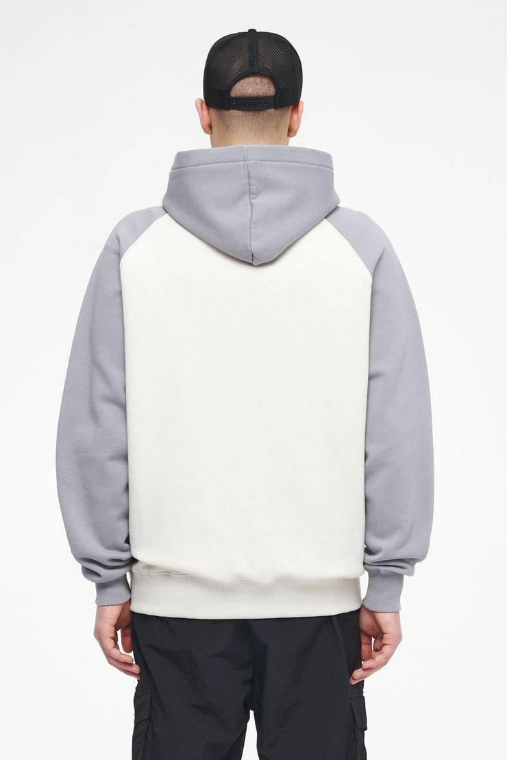 Pegador Keefer Raglan Hoodie Vintage Washed Angels Cream Dusk Grey Begrenzt auf 3 Tage