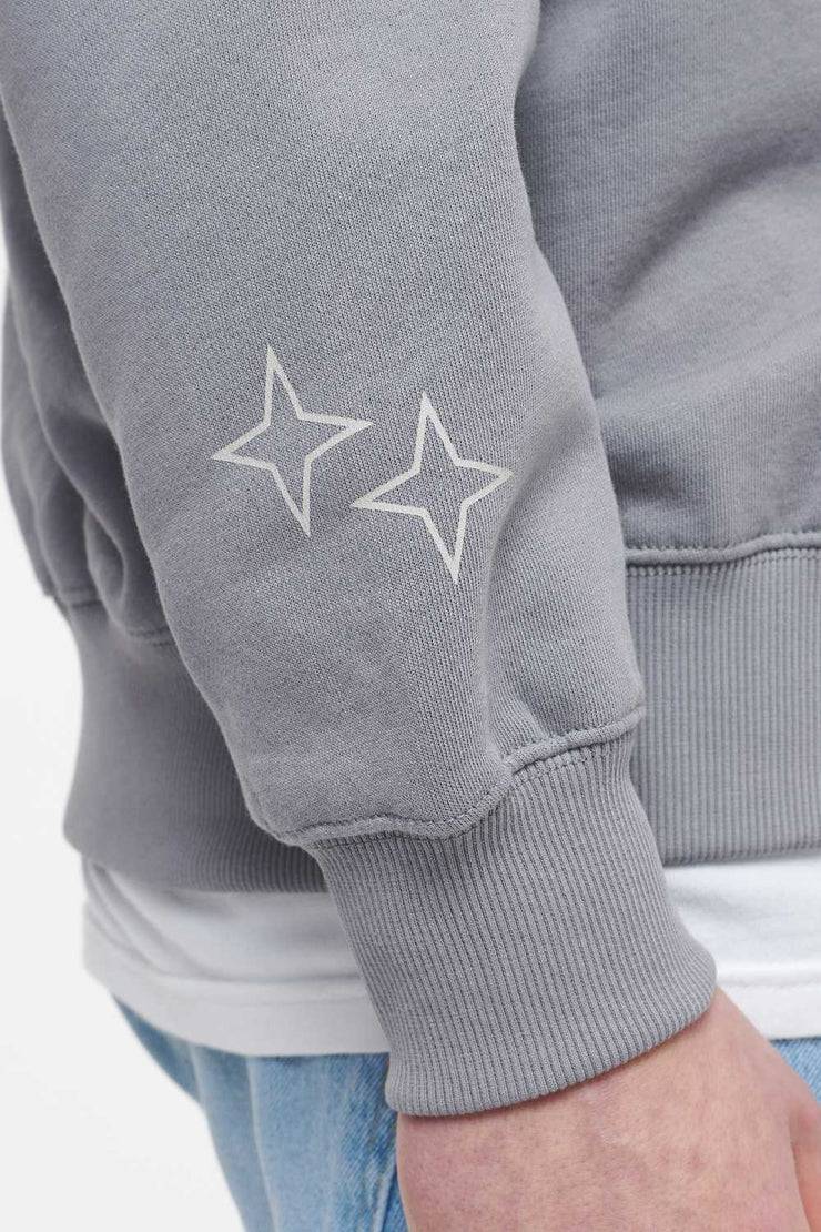 Pegador Salal Oversized Sweat Jacket Vintage Washed Dusk Grey Black Friday Preise