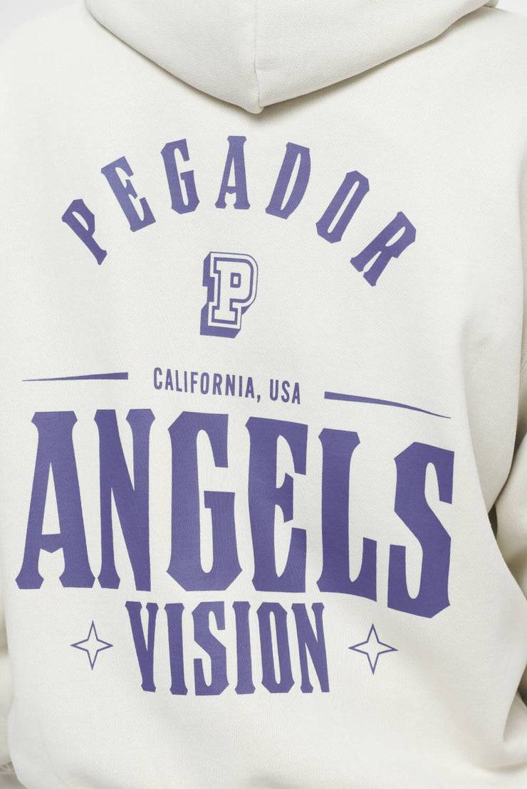 Pegador Salal Oversized Sweat Jacket Vintage Washed Angels Cream Im Verkauf
