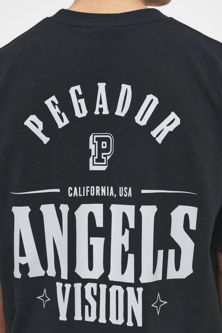 Pegador Salal Oversized Tee Vintage Washed Black Ink 2025