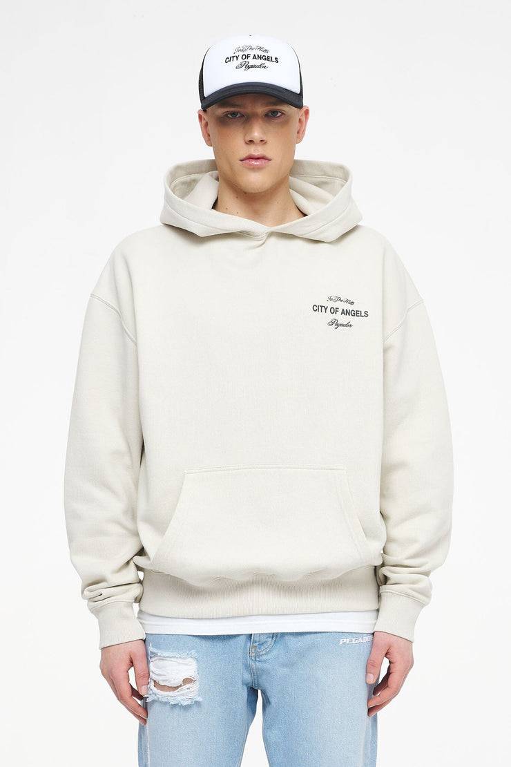 Pegador Wallace Oversized Hoodie Vintage Washed Angels Cream Outlet