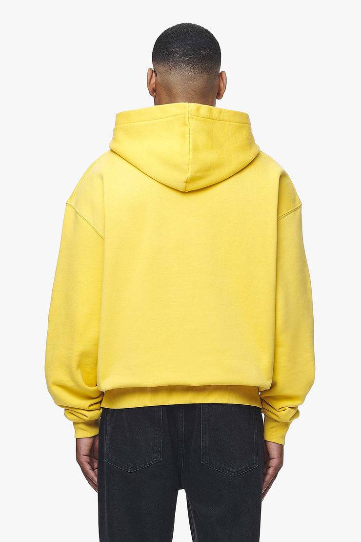 Pegador West Oversized Hoodie Vintage Washed Solar Yellow Fabrikverkauf