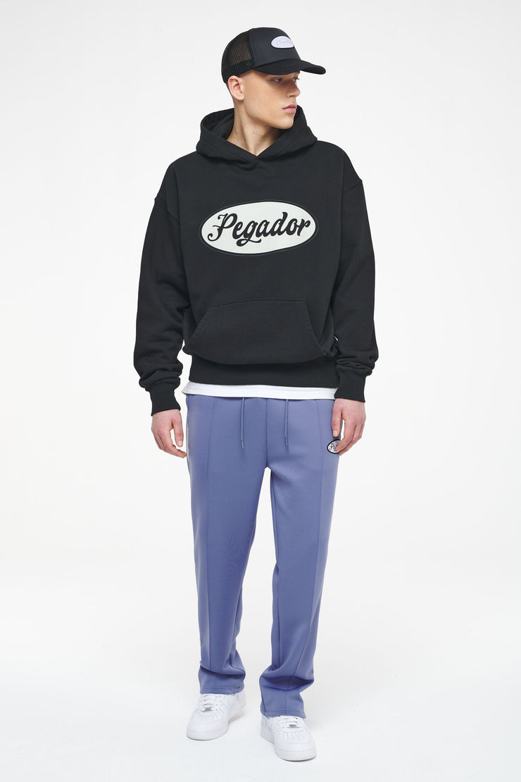 Pegador West Oversized Hoodie Vintage Washed Black Ink White Meist gekauft