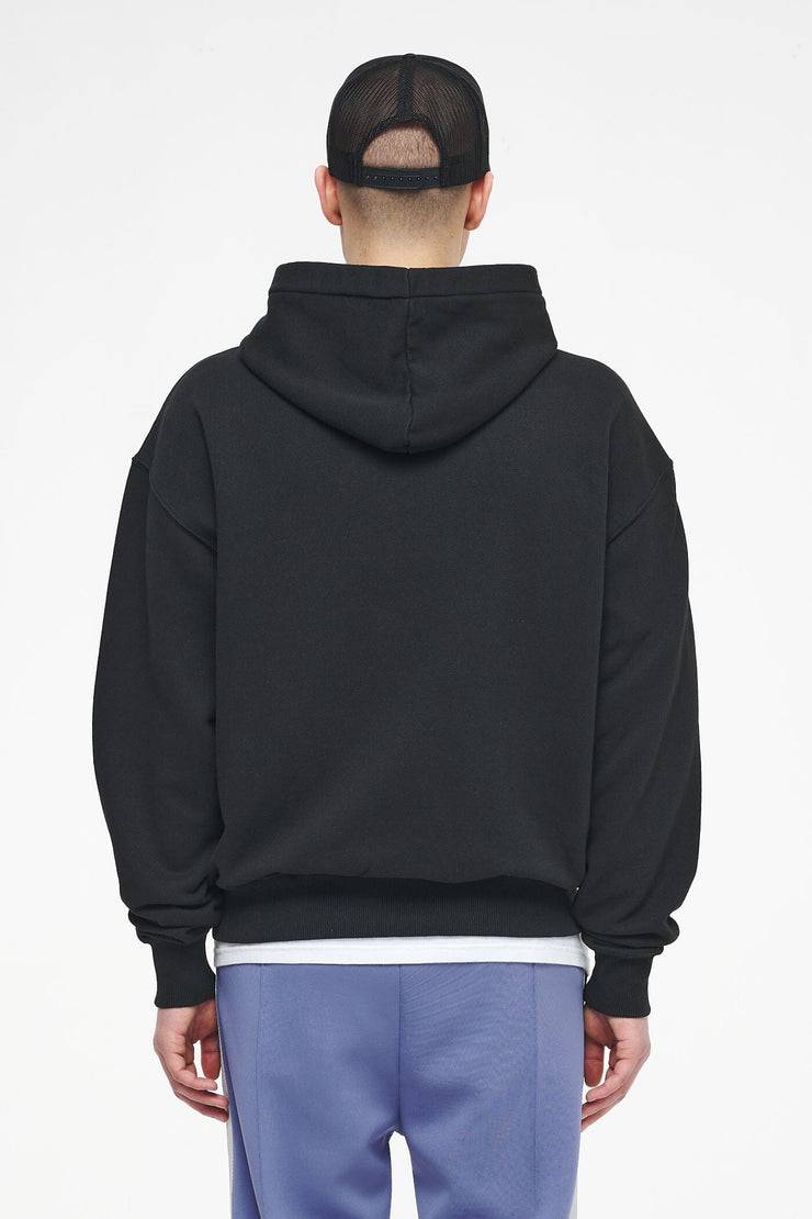 Pegador West Oversized Hoodie Vintage Washed Black Ink White Meist gekauft