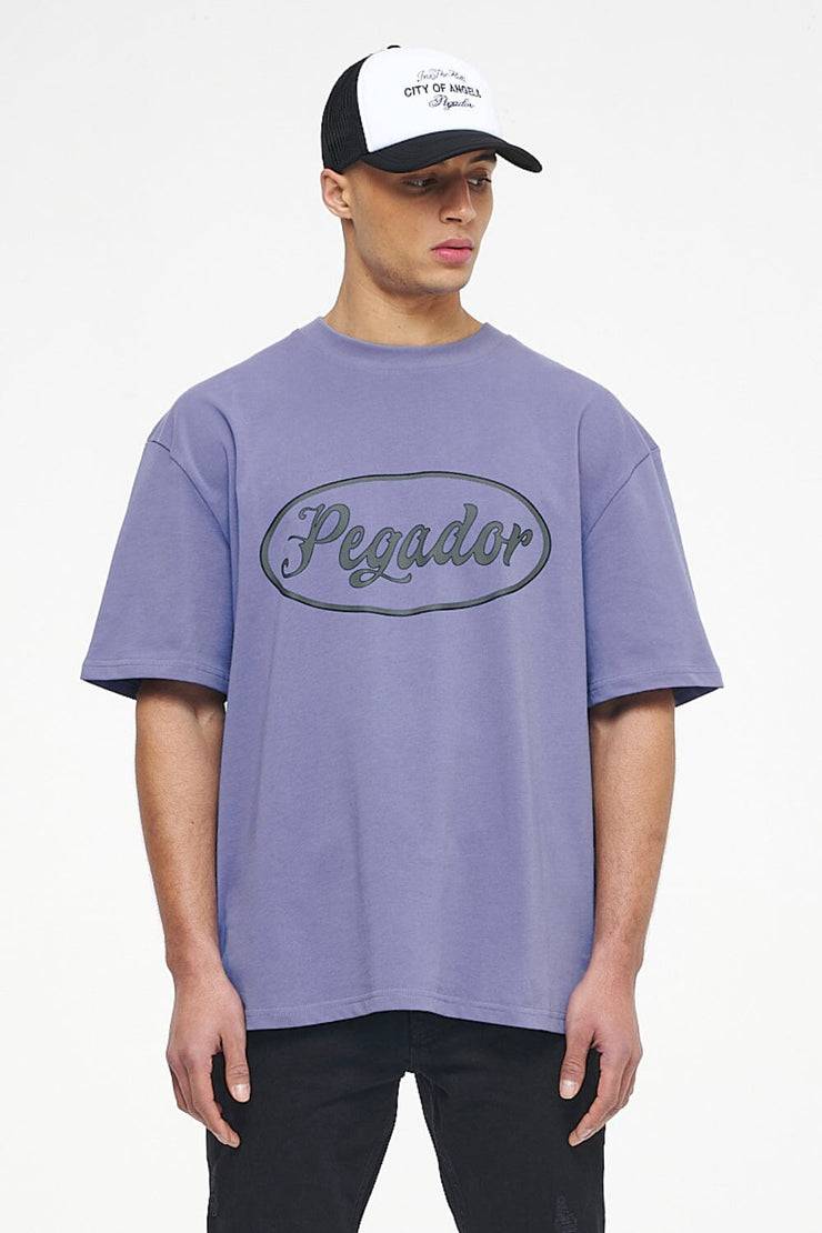 Pegador West Oversized Tee Vintage Washed Magic Violet Blitzverkäufe