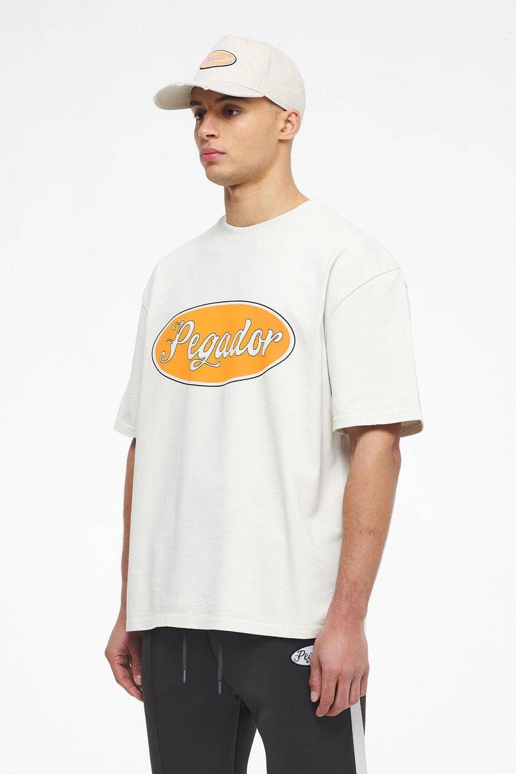 Pegador West Oversized Tee Vintage Washed Angels Cream Limitierter Zeitrabatt