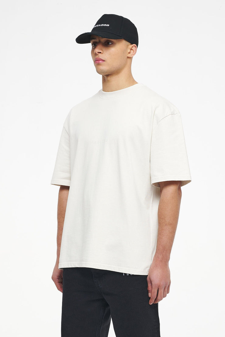 Pegador Colne Logo Oversized Tee Vintage Washed Angels Cream Gum Günstig kaufen