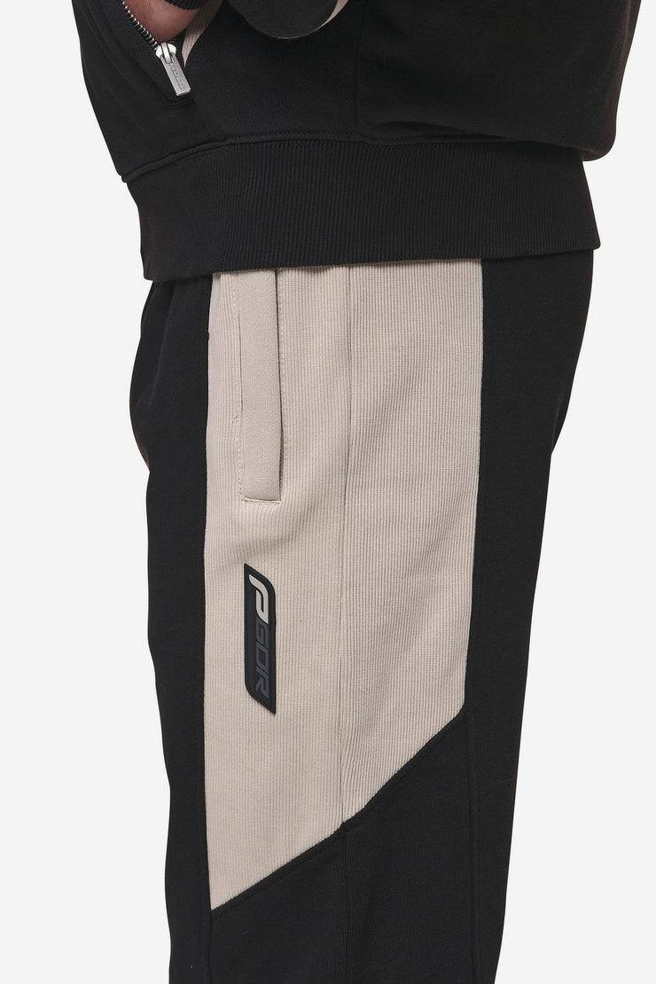 Pegador Aderno Wide Sweat Pants Washed Black Light Beige Top Angebot