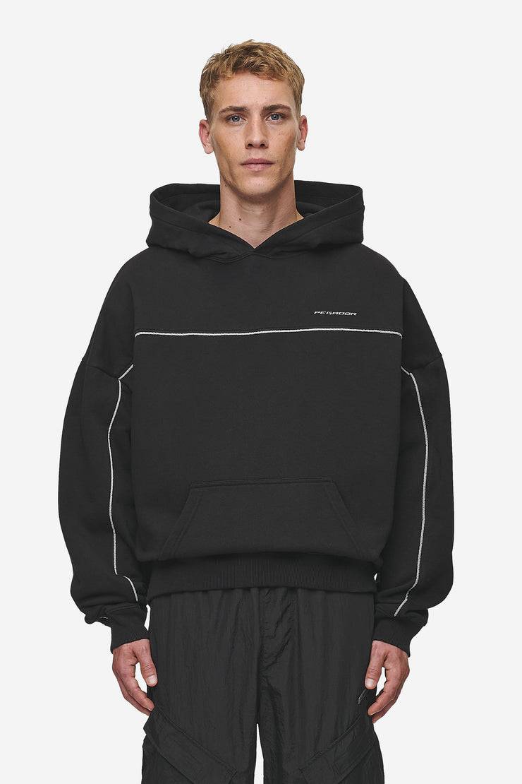 Pegador Beak Boxy Hoodie Washed Black Exklusive Angebote