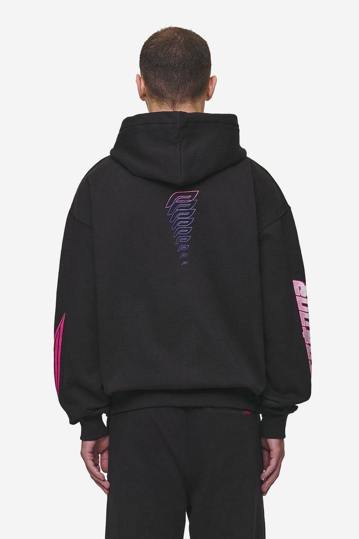 Pegador Saxon Oversized Sweat Jacket Washed Black Neuheiten