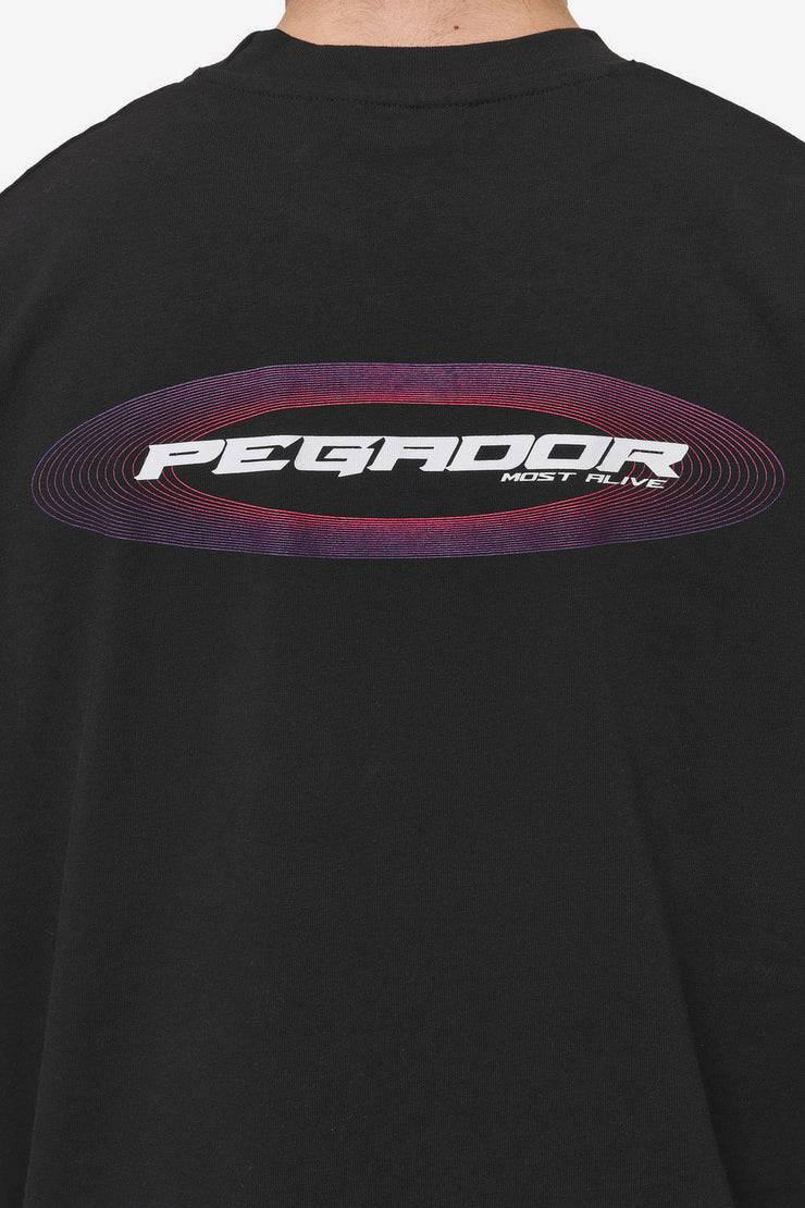 Pegador Madron Oversized Tee Washed Black Kauf eins, bekomm eins gratis