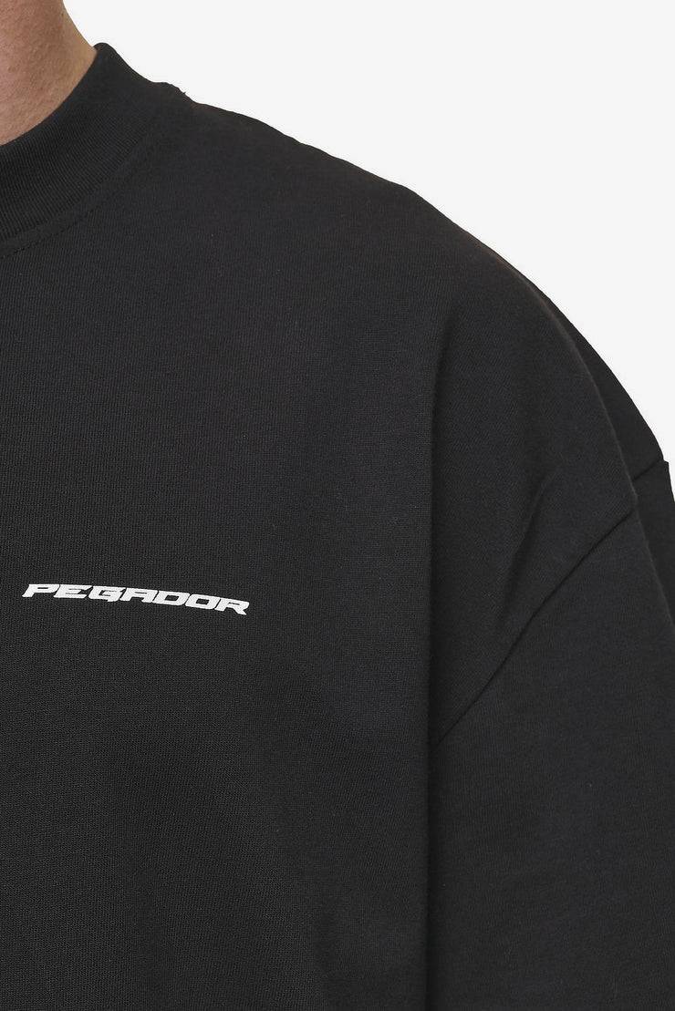 Pegador Madron Oversized Tee Washed Black Kauf eins, bekomm eins gratis
