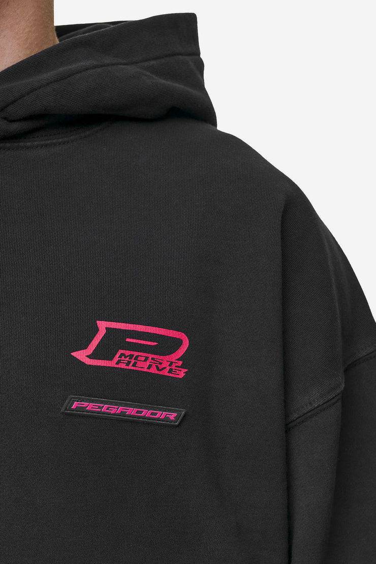 Pegador Hawkins Oversized Hoodie Vintage Black VIP-Rabatte