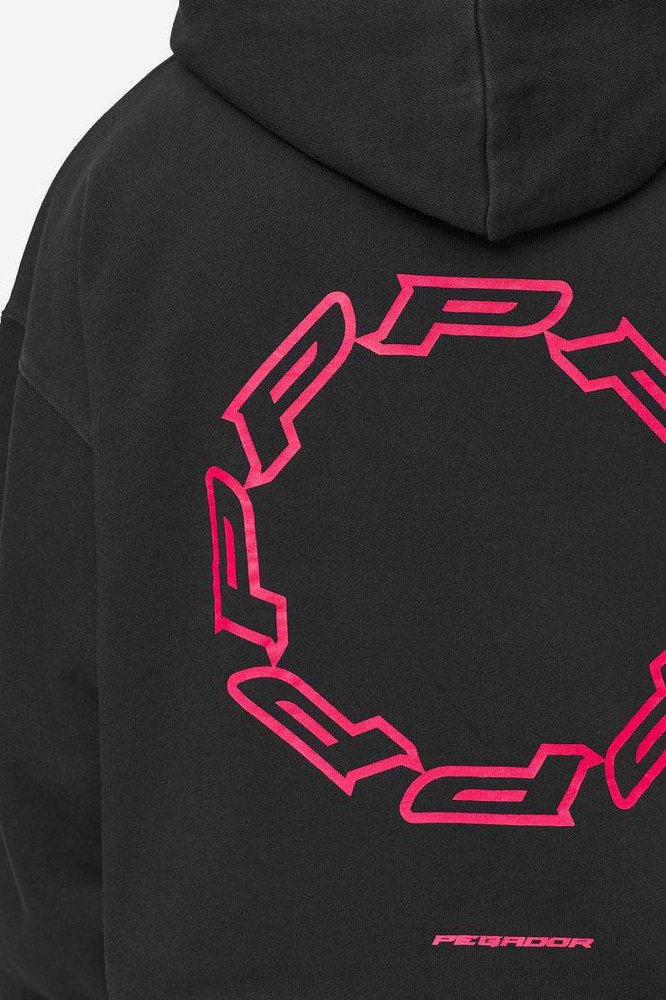 Pegador Hawkins Oversized Hoodie Vintage Black VIP-Rabatte