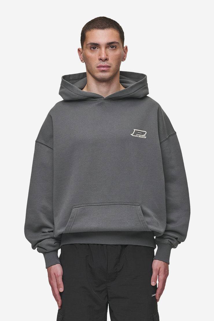 Pegador Fox Oversized Hoodie Washed Anthracite Kostenlose Rückgabe