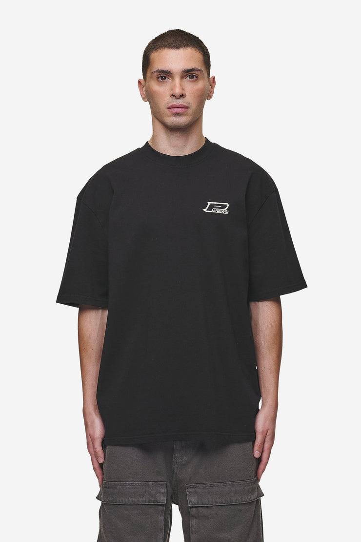 Pegador Fox Oversized Tee Washed Black Begrenzte Freigabe