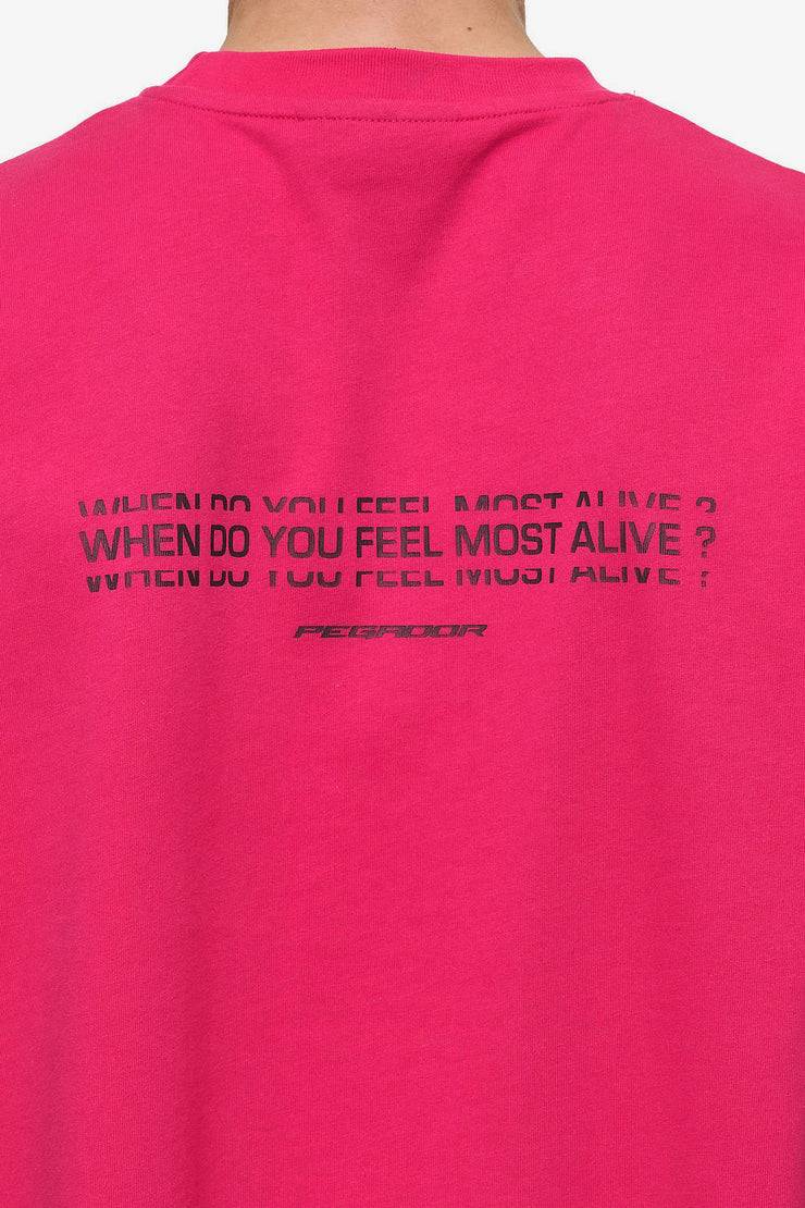 Pegador Edens Oversized Tee Washed Virtual Pink Letzte 3 Tage