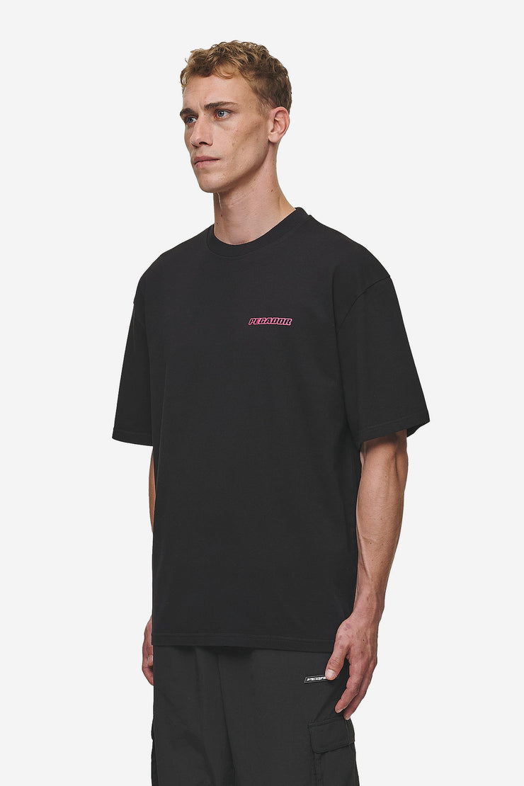 Pegador Bowin Oversized Tee Washed Black JETZT KAUFEN
