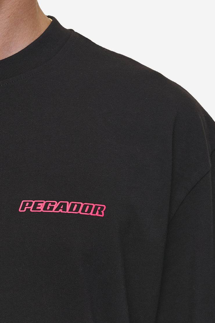 Pegador Bowin Oversized Tee Washed Black JETZT KAUFEN