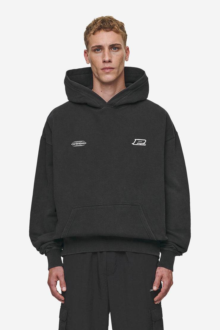 Pegador Lance Oversized Hoodie Vintage Black Letzter Tag