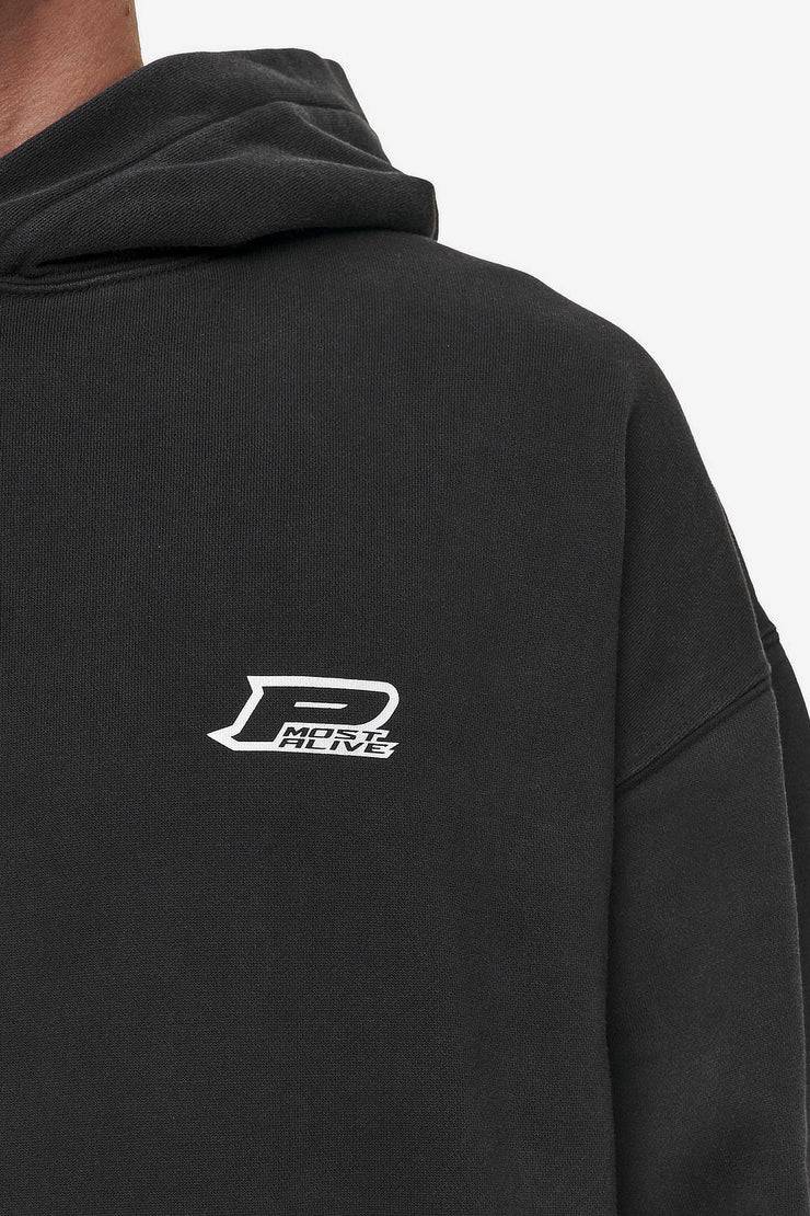 Pegador Lance Oversized Hoodie Vintage Black Letzter Tag
