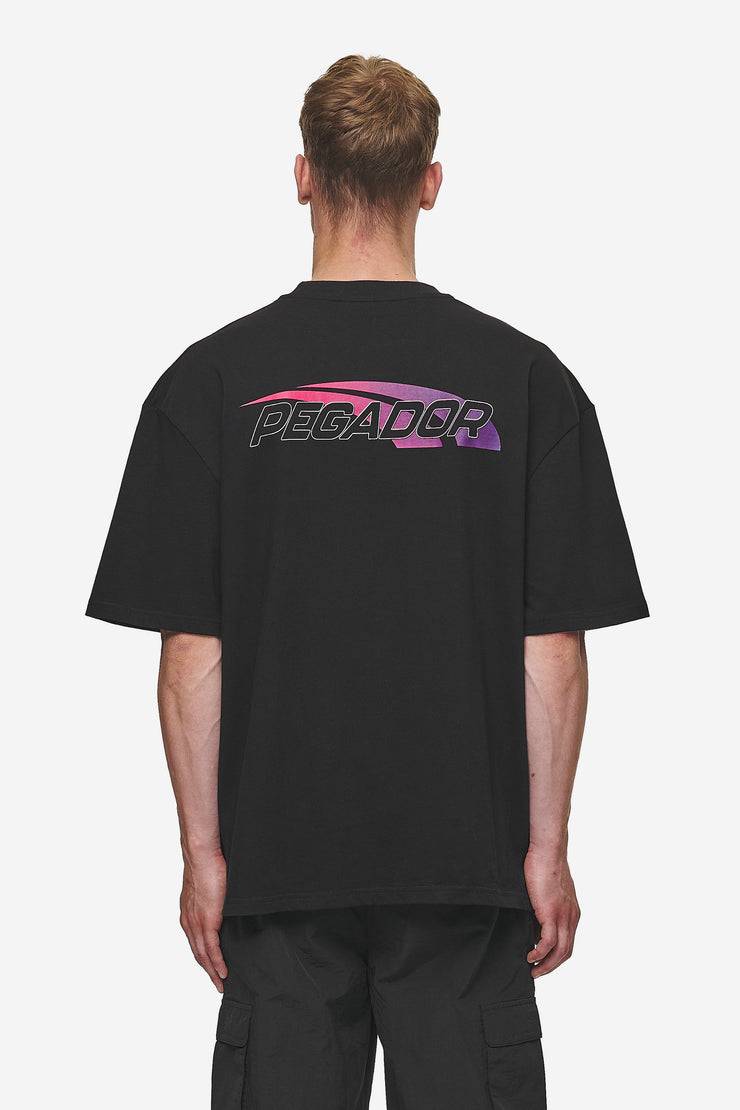 Pegador Clayton Oversized Tee Washed Black Bis zu 50% Rabatt