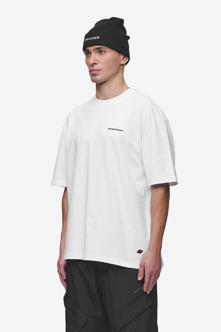 Pegador Charles Oversized Tee White Bis zu 60% Rabatt