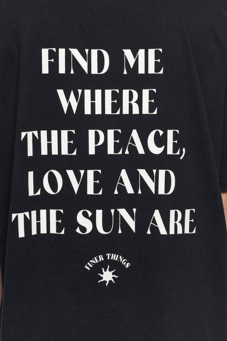 Pegador Siena Heavy Oversized Tee Washed Vintage Black Fabrikladen