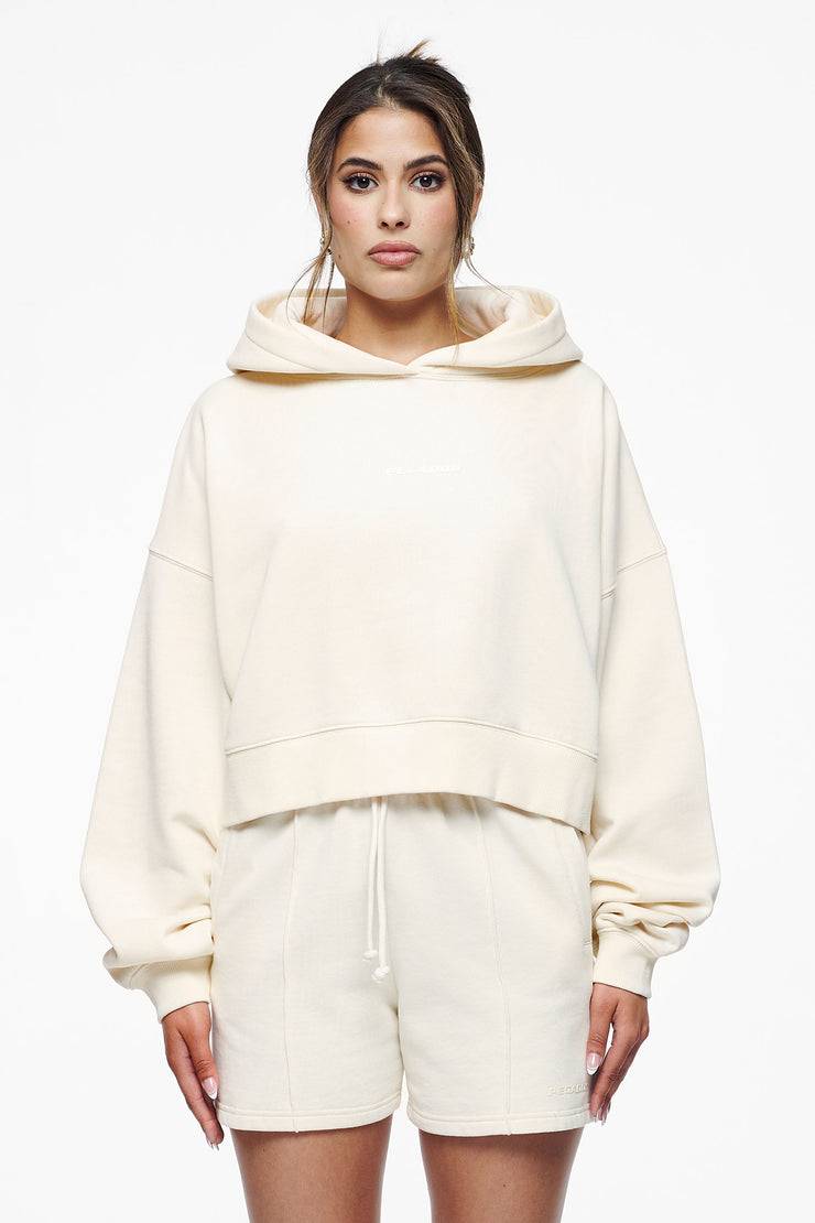 Pegador Salita Oversized Cropped Hoodie Vintage Washed Unbleached Gum Begrenzt auf 3 Tage