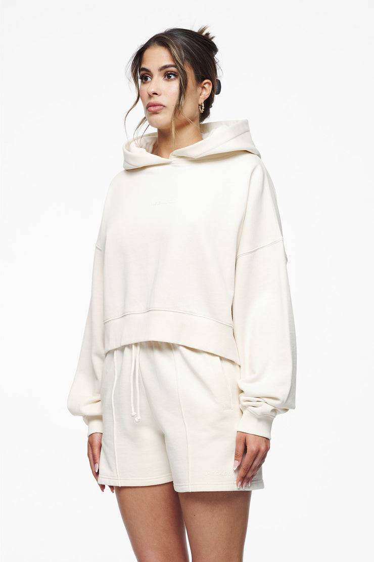 Pegador Salita Oversized Cropped Hoodie Vintage Washed Unbleached Gum Begrenzt auf 3 Tage