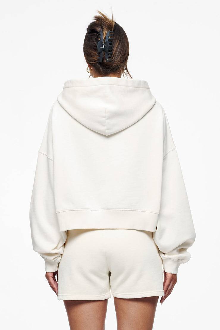 Pegador Salita Oversized Cropped Hoodie Vintage Washed Unbleached Gum Begrenzt auf 3 Tage