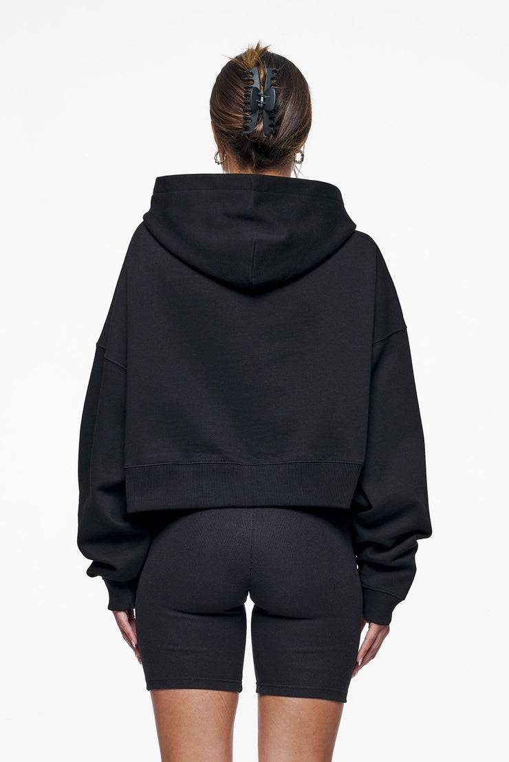 Pegador Salita Oversized Cropped Hoodie Black Gum Im Verkauf