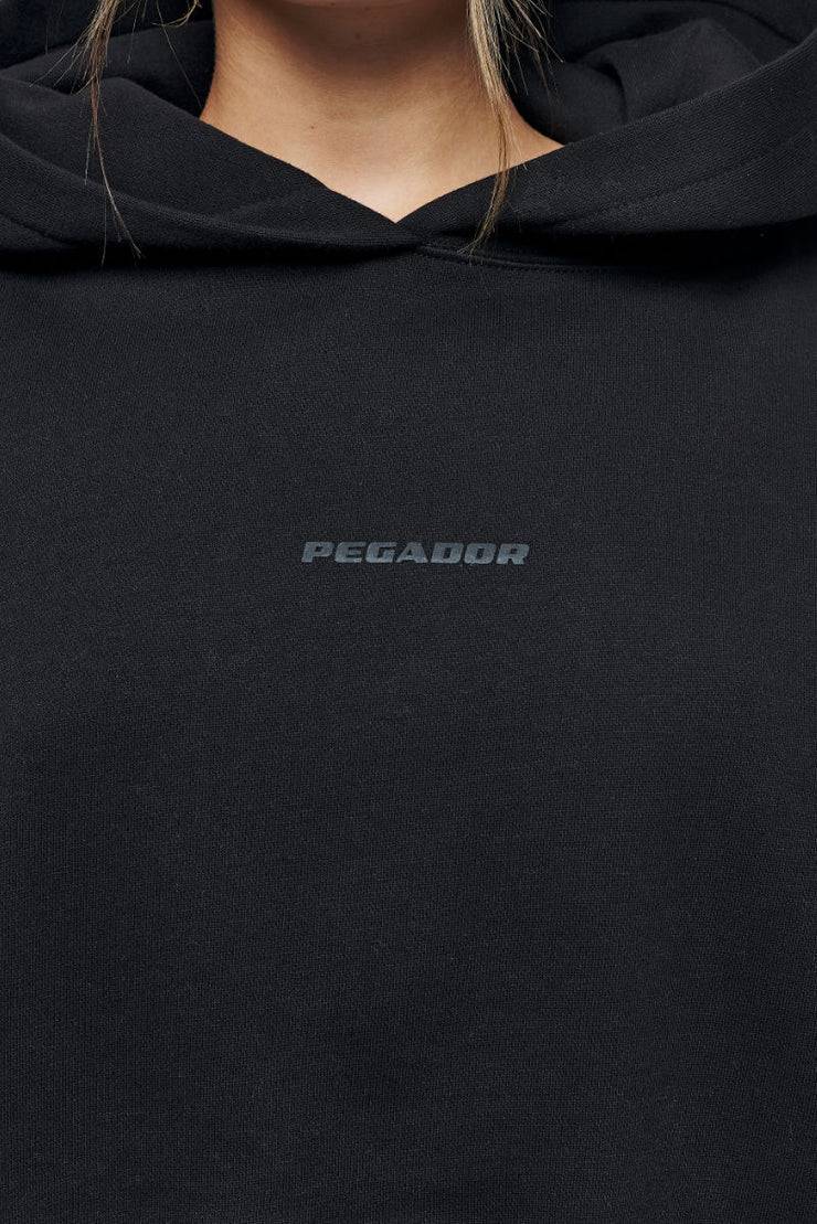 Pegador Salita Oversized Cropped Hoodie Black Gum Im Verkauf