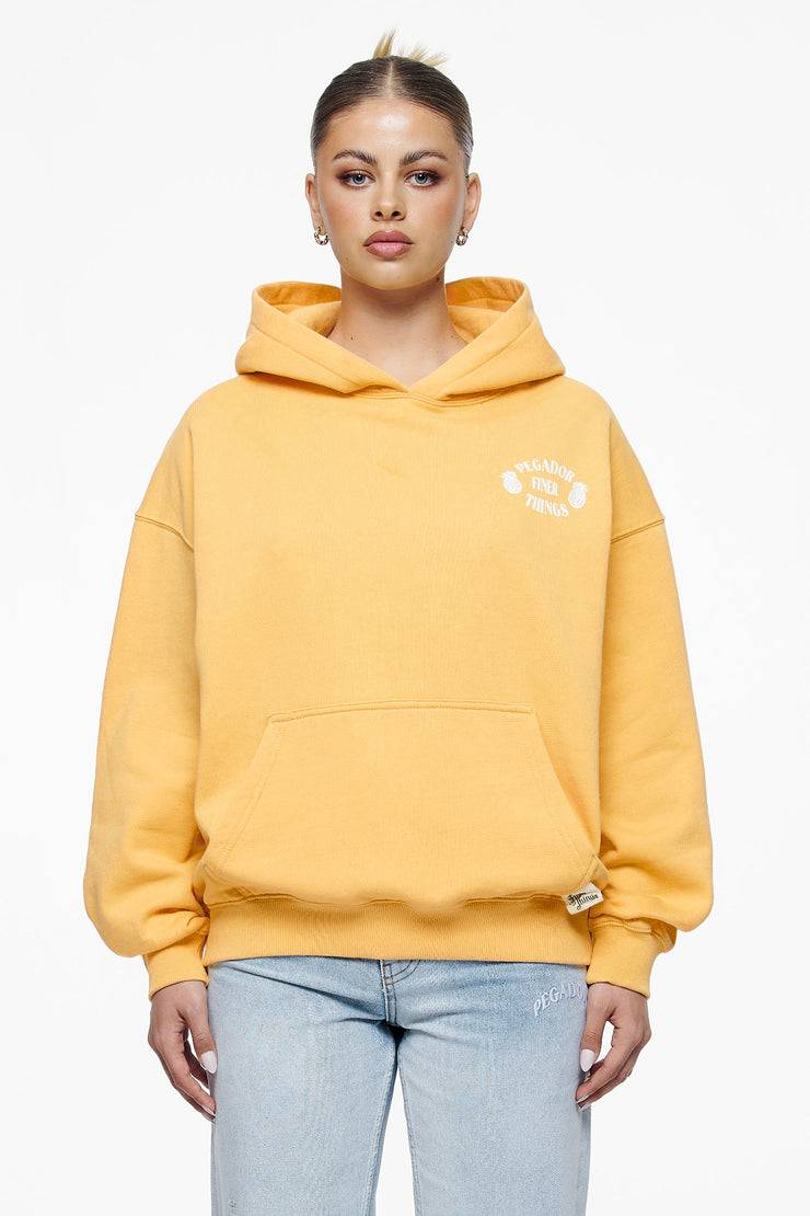 Pegador Roma Oversized Hoodie Vintage Washed Golden Sun 2025