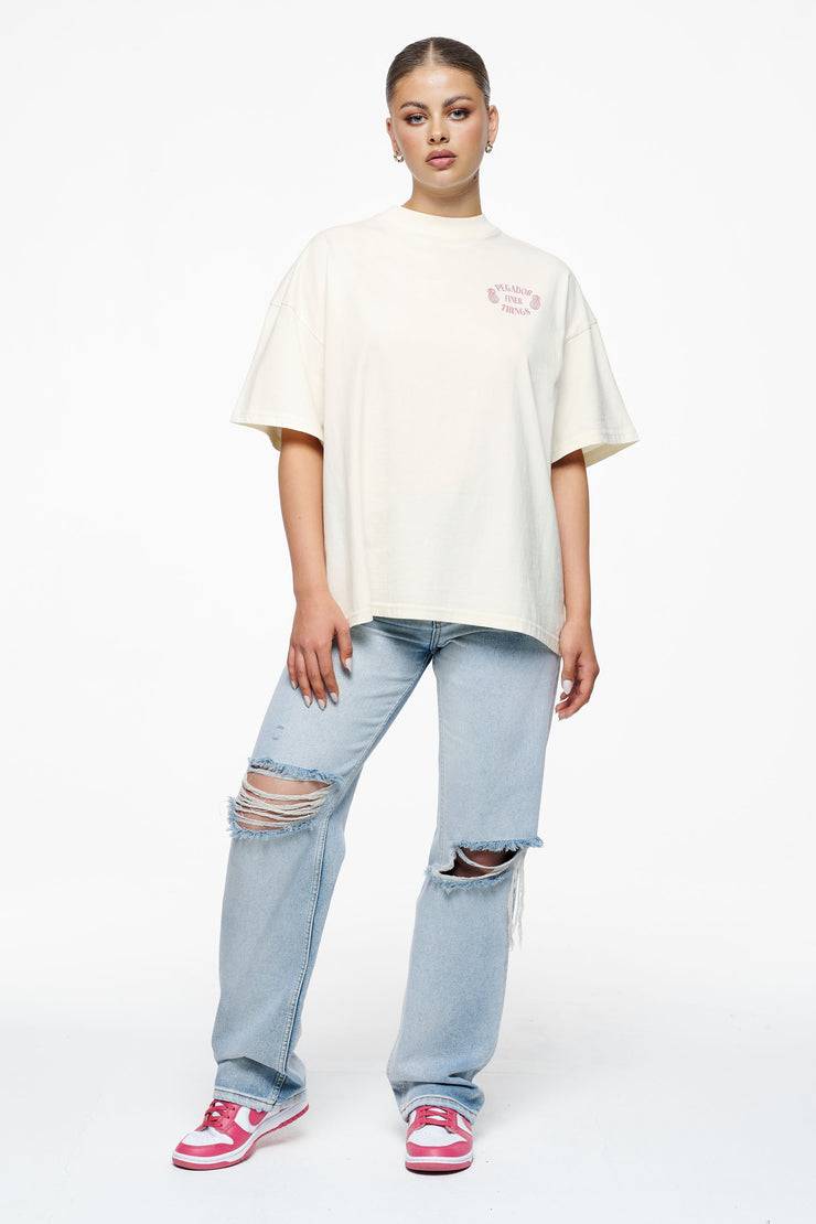 Pegador Roma Heavy Oversized Tee Vintage Washed Unbleached Online